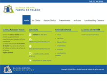 Tablet Screenshot of dentistasmadridcentro.com